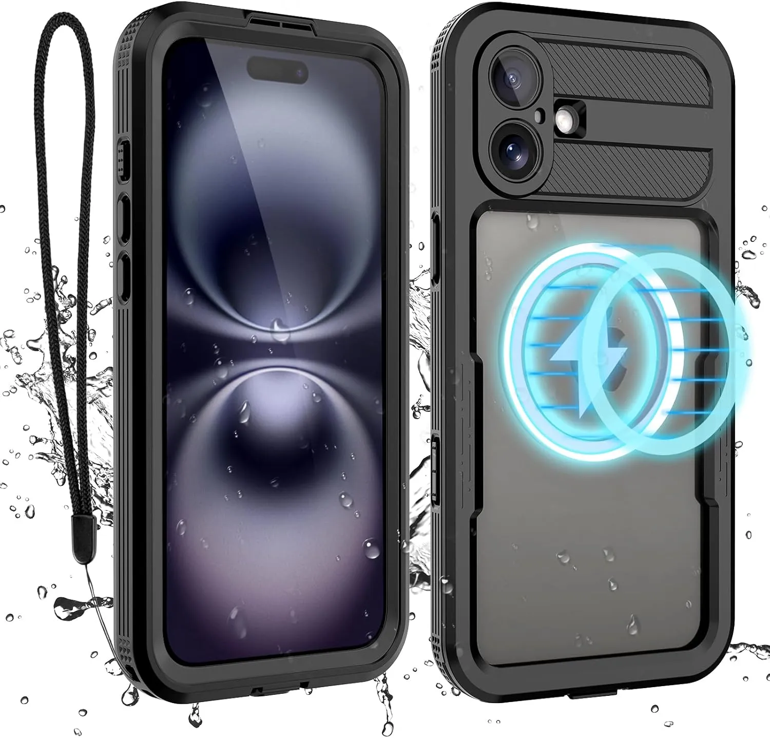 iPhone 16 Pro Waterproof Case Shockproof Phone Case Full Body Protective Case