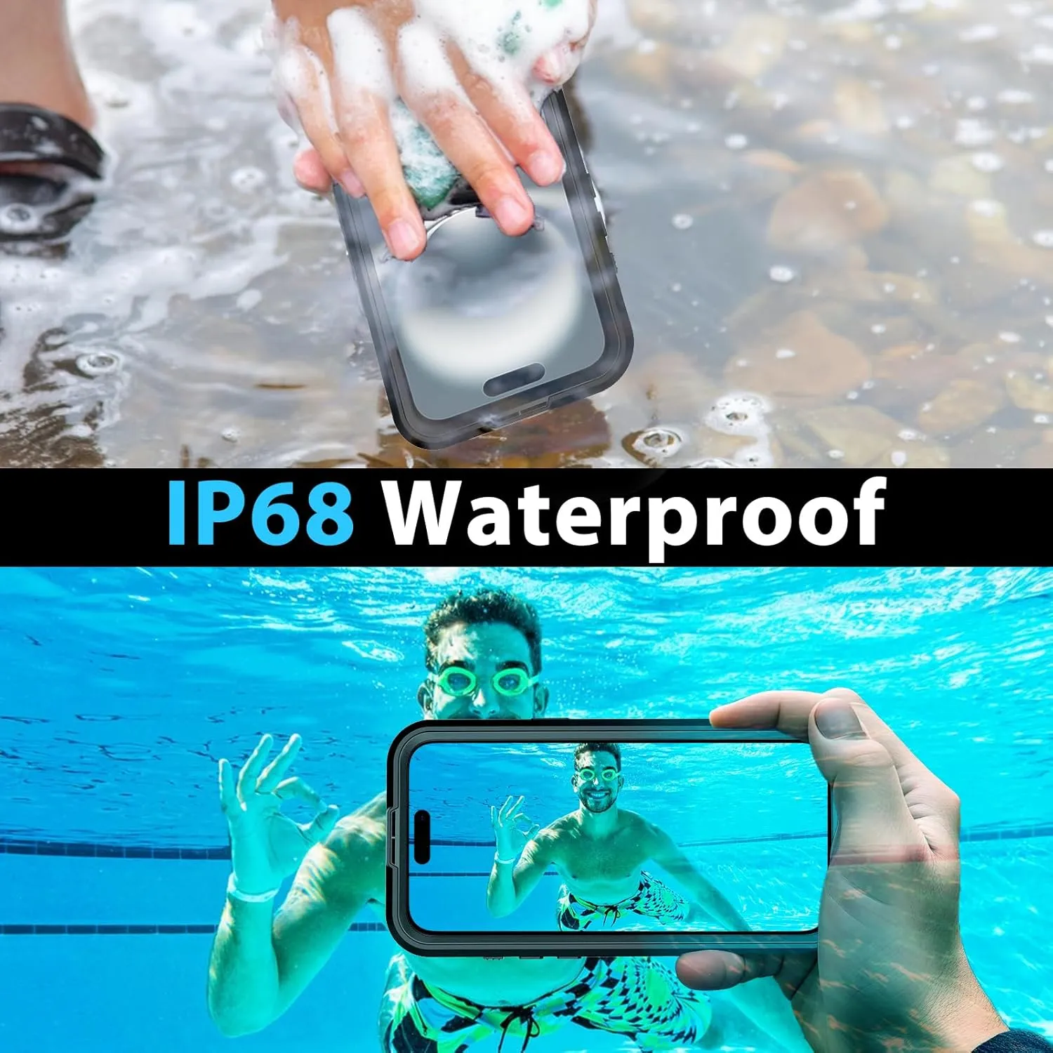 iPhone 16 Pro Waterproof Case Shockproof Phone Case Full Body Protective Case