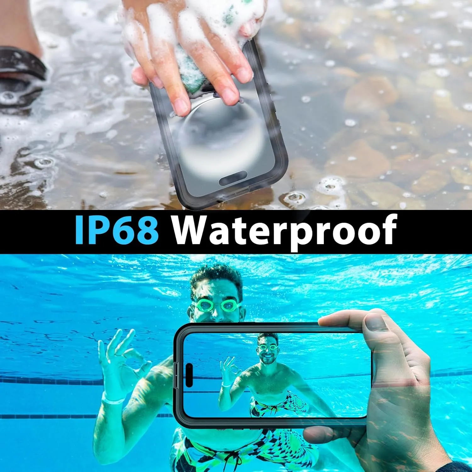 iPhone 16 Pro Waterproof Case Shockproof Phone Case Full Body Protective Case