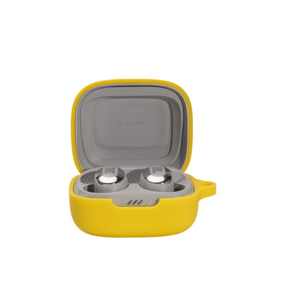 JBL Live Free 2 silicone case with buckle - Yellow