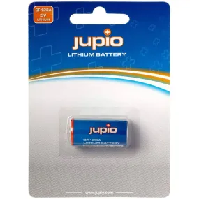 Jupio CR123A 3V Lithium Battery Replacement For Cameras Blue