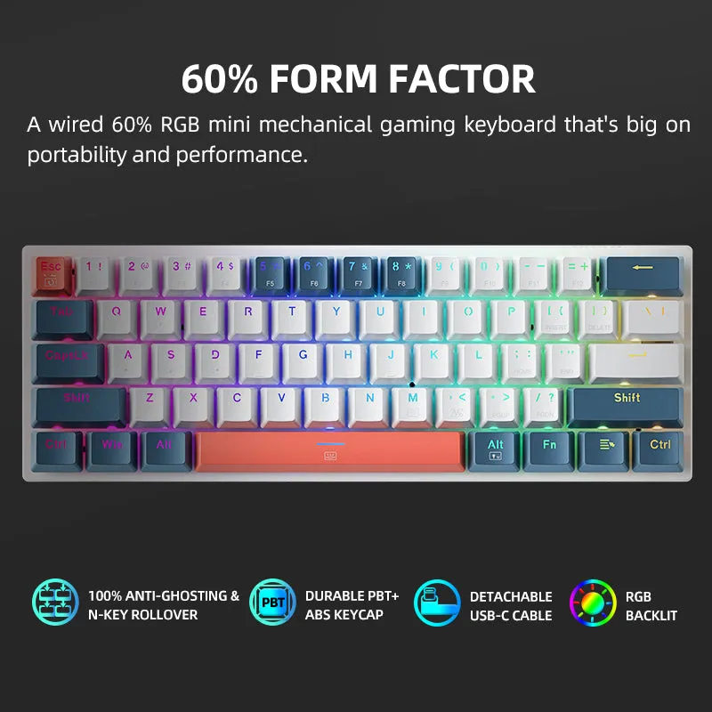 K500-B61 Wired Mechanical Keyboard