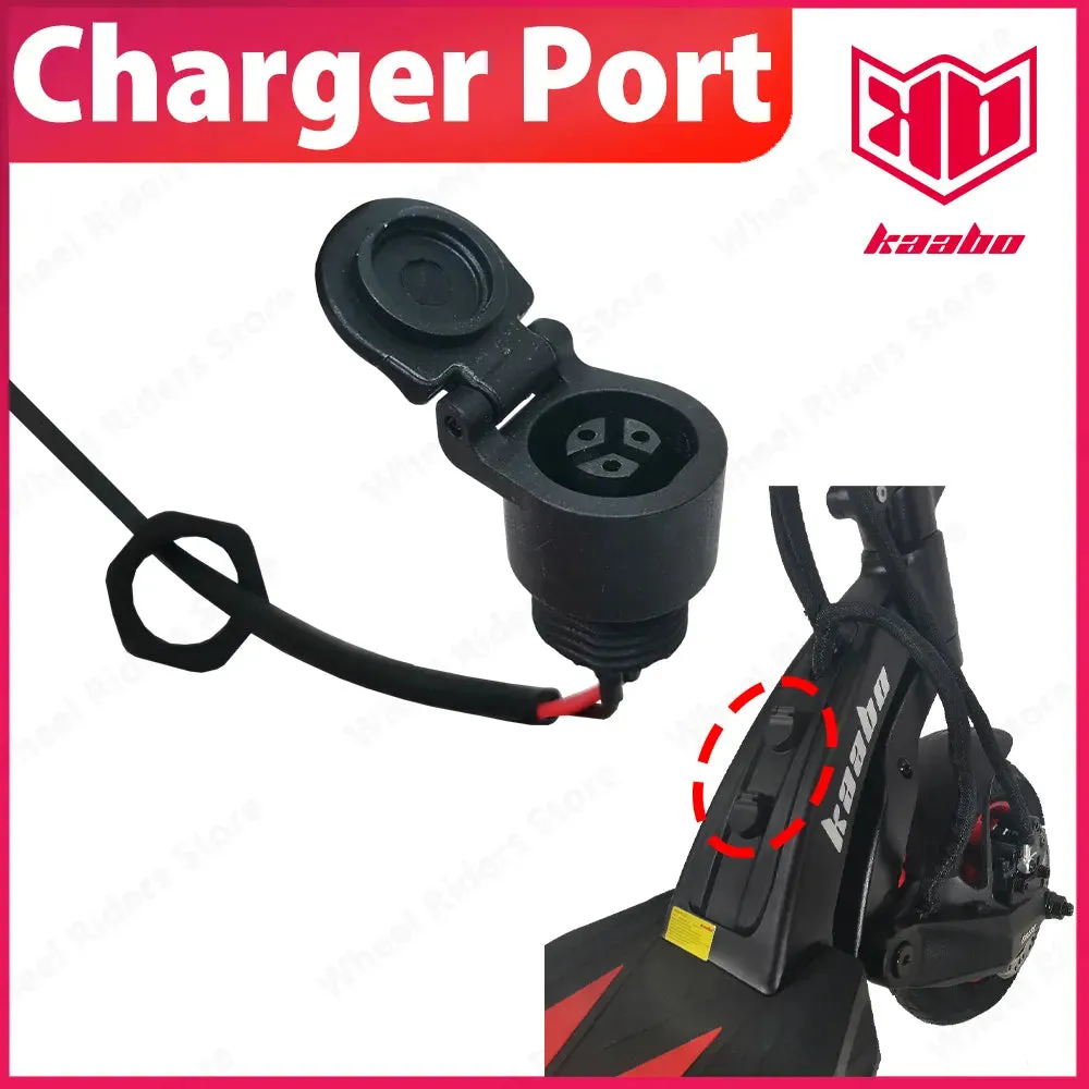 KAABO Mantis King GT Charger Port 3 Pins Connecting With Mantis King GT Battery Port Mantis King GT Charging Port Scooter Parts