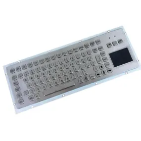 KBS-PC-F2T Stainless Steel Panel Mount Keyboard