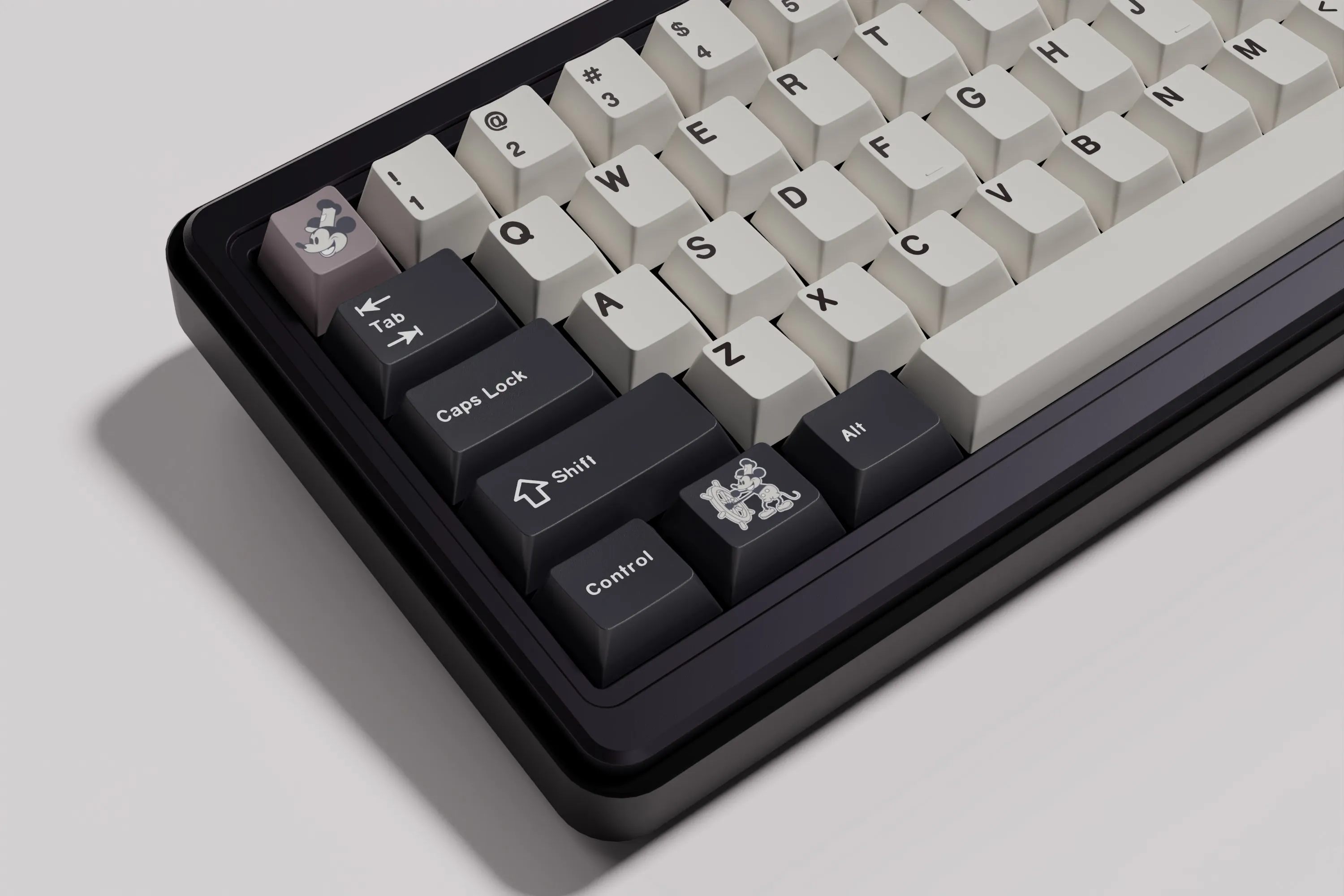 kfaPBT Steamboat Throwback Keycaps