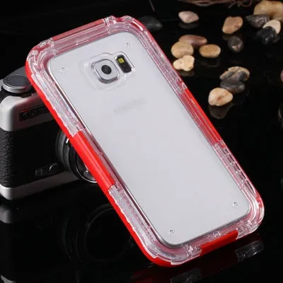 KISSCASE IP-68 Underwater Waterproof Case For Samsung S8 Plus Samsung Galaxy S6 Edge S7 Edge Cases Swimming Diving Phone Bags