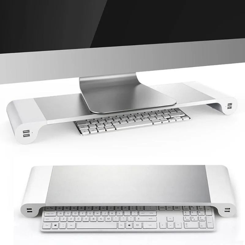 Laptop/Monitor Stand with 4 USB Ports