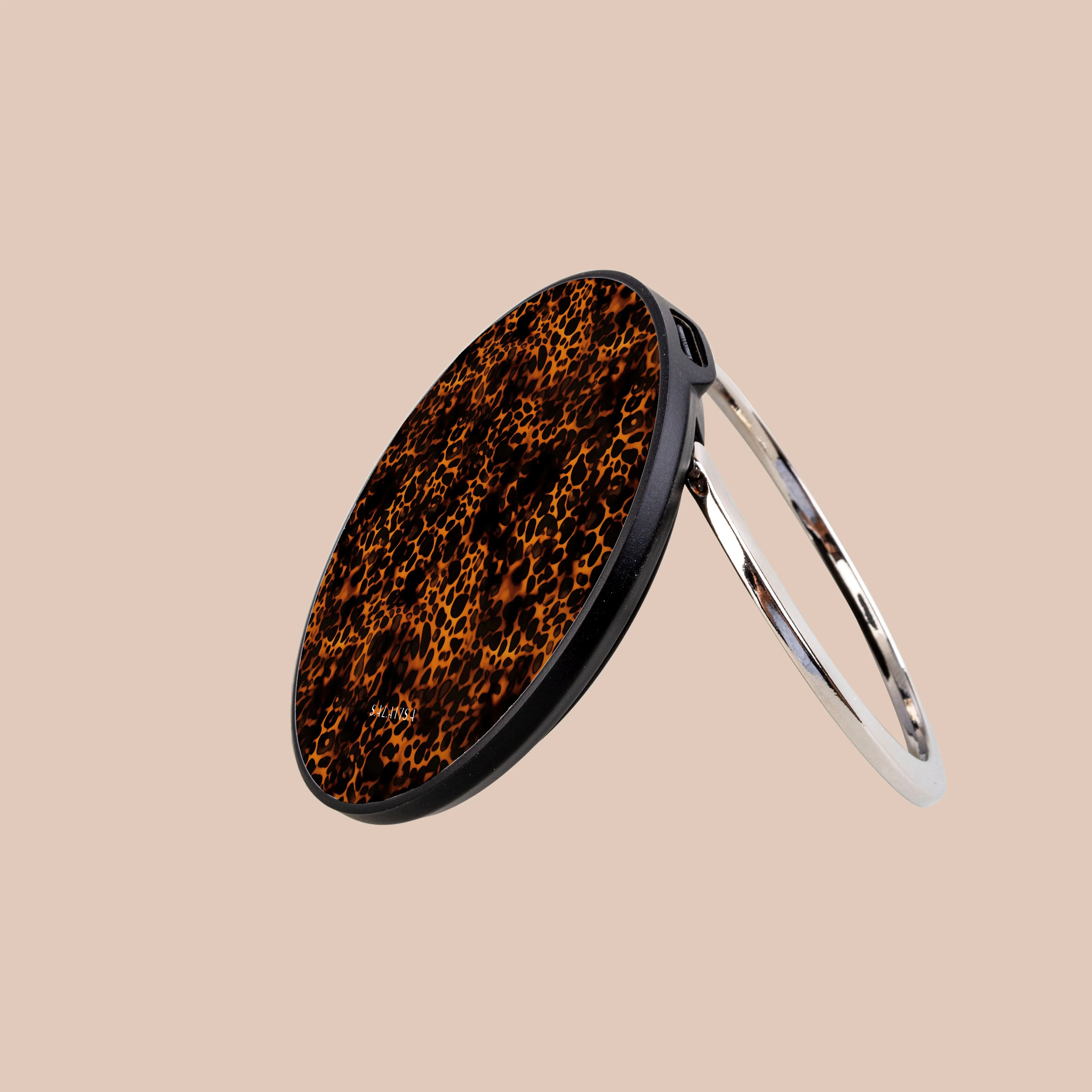 Leopard Fabric Wireless Charger