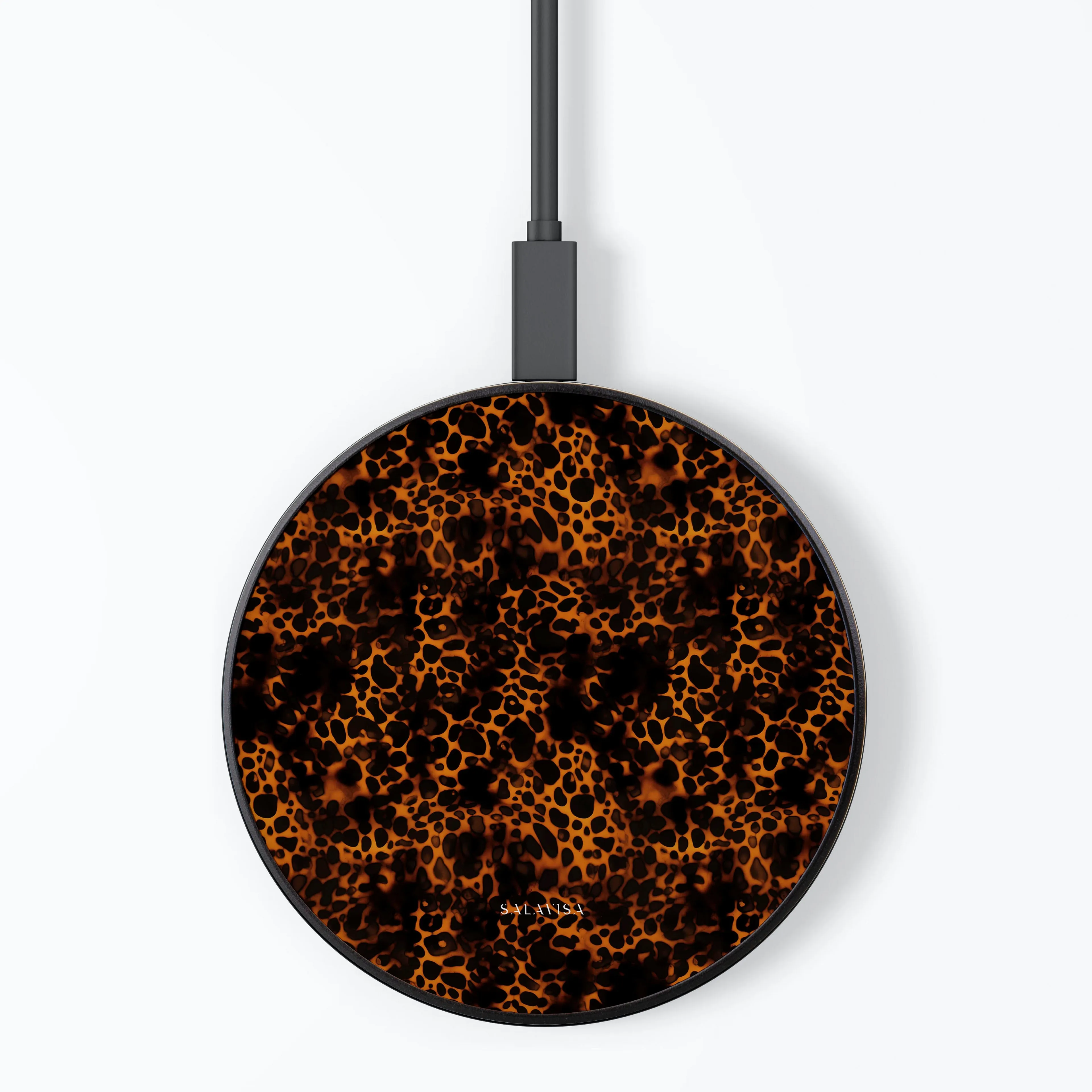 Leopard Fabric Wireless Charger