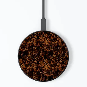 Leopard Fabric Wireless Charger