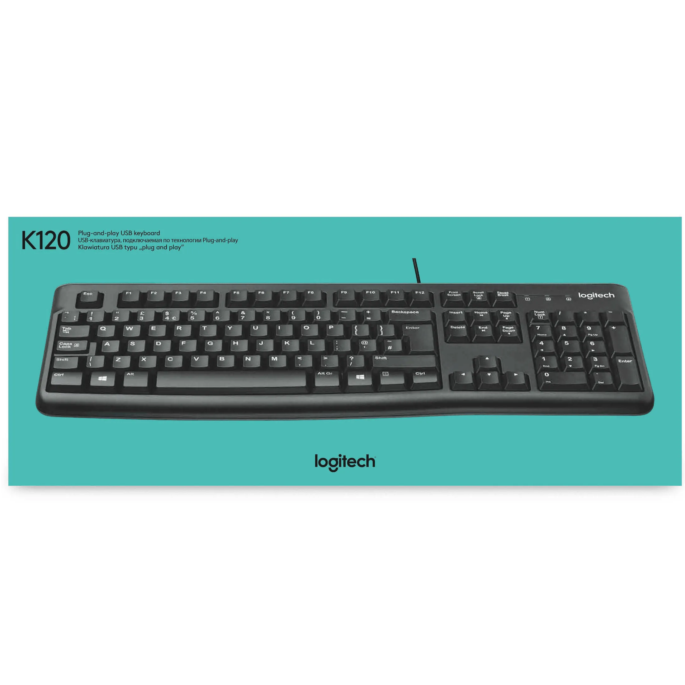 Logitech K120 Wired Keyboard