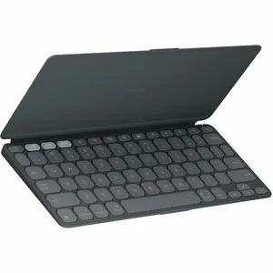 Logitech Keys-To-Go 2 Portable Wireless iPad Keyboard With Built-in Cover, Slim and Compact Wireless Keyboard for iPad, iPhone, Mac, and Apple TV, Easily Switch Between Devices (Graphite)