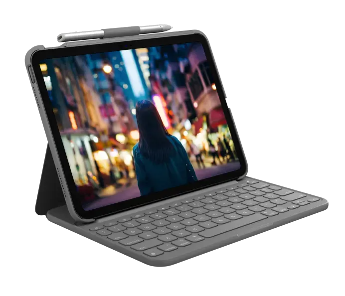 Logitech Slim Folio Keyboard Case (for iPad 10th Gen)