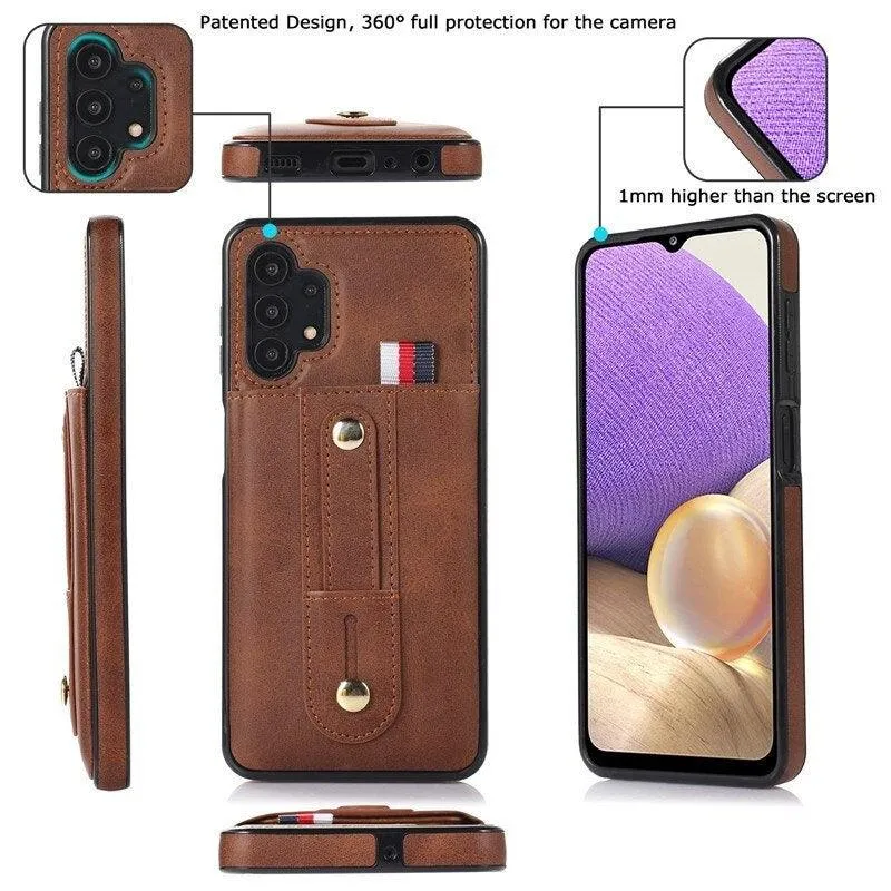 Luceo Retro Leather Galaxy A Series Case with Card Slot