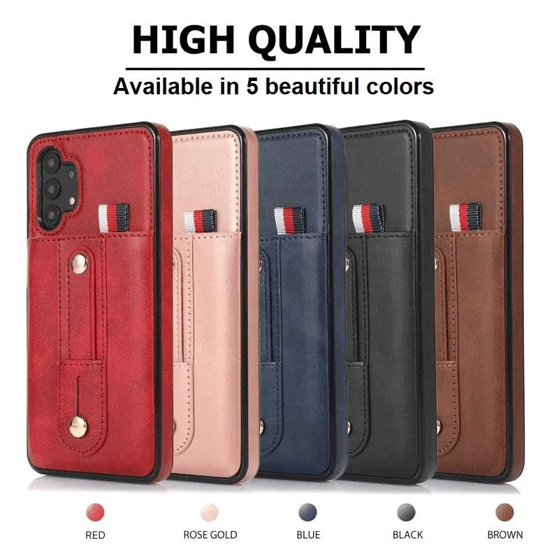 Luceo Retro Leather Galaxy A Series Case with Card Slot