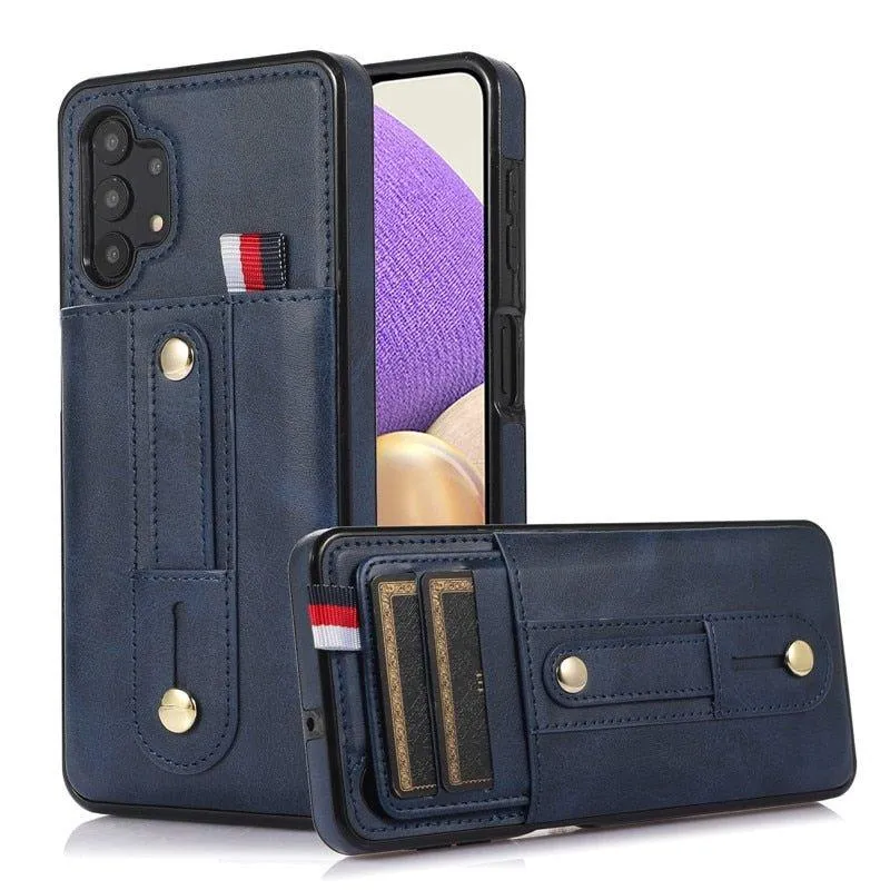 Luceo Retro Leather Galaxy A Series Case with Card Slot