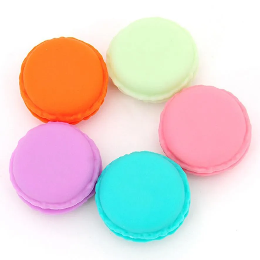 Macarons Design Earphone, SD Card  Storage Case - Small Carrying Pouch (6 pcs)