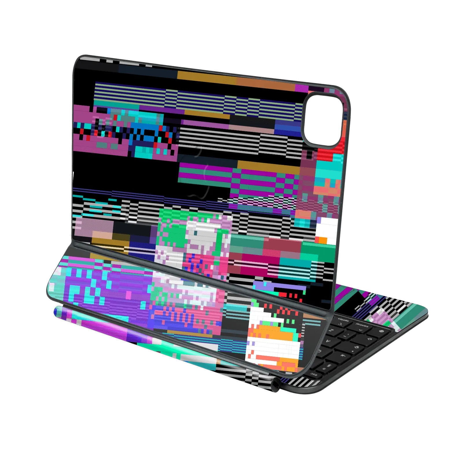 Magic Keyboard for iPad PRO 13” (M4, 2024) SIGNATURE Glitchscape Skin