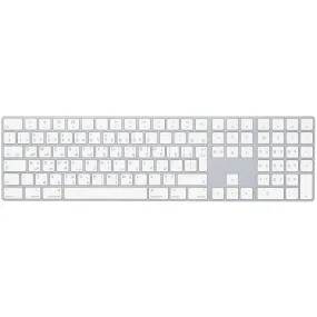 Magic Keyboard With Numeric Keypad - Arabic - Silver