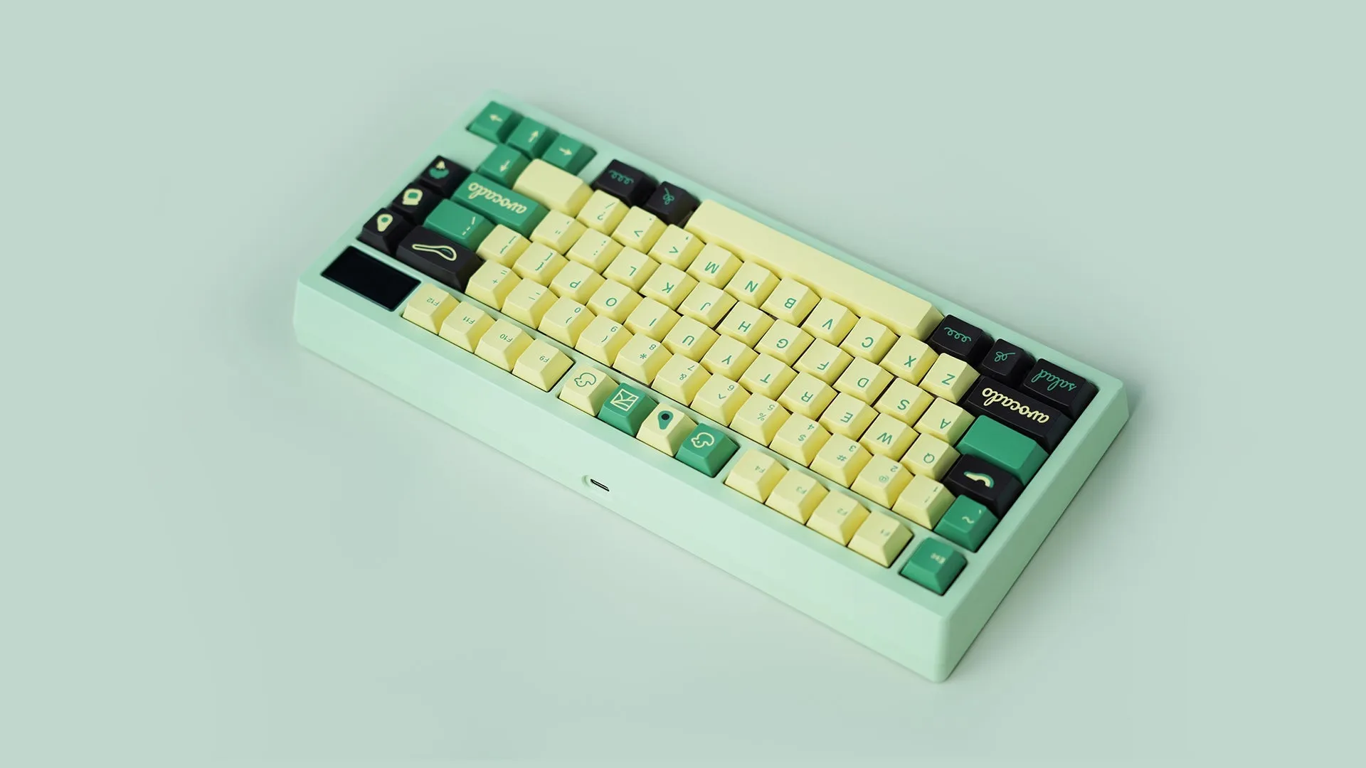 Meletrix Zoom75 Essential Edition (EE) - Barebones Keyboard Kit - Milky Green