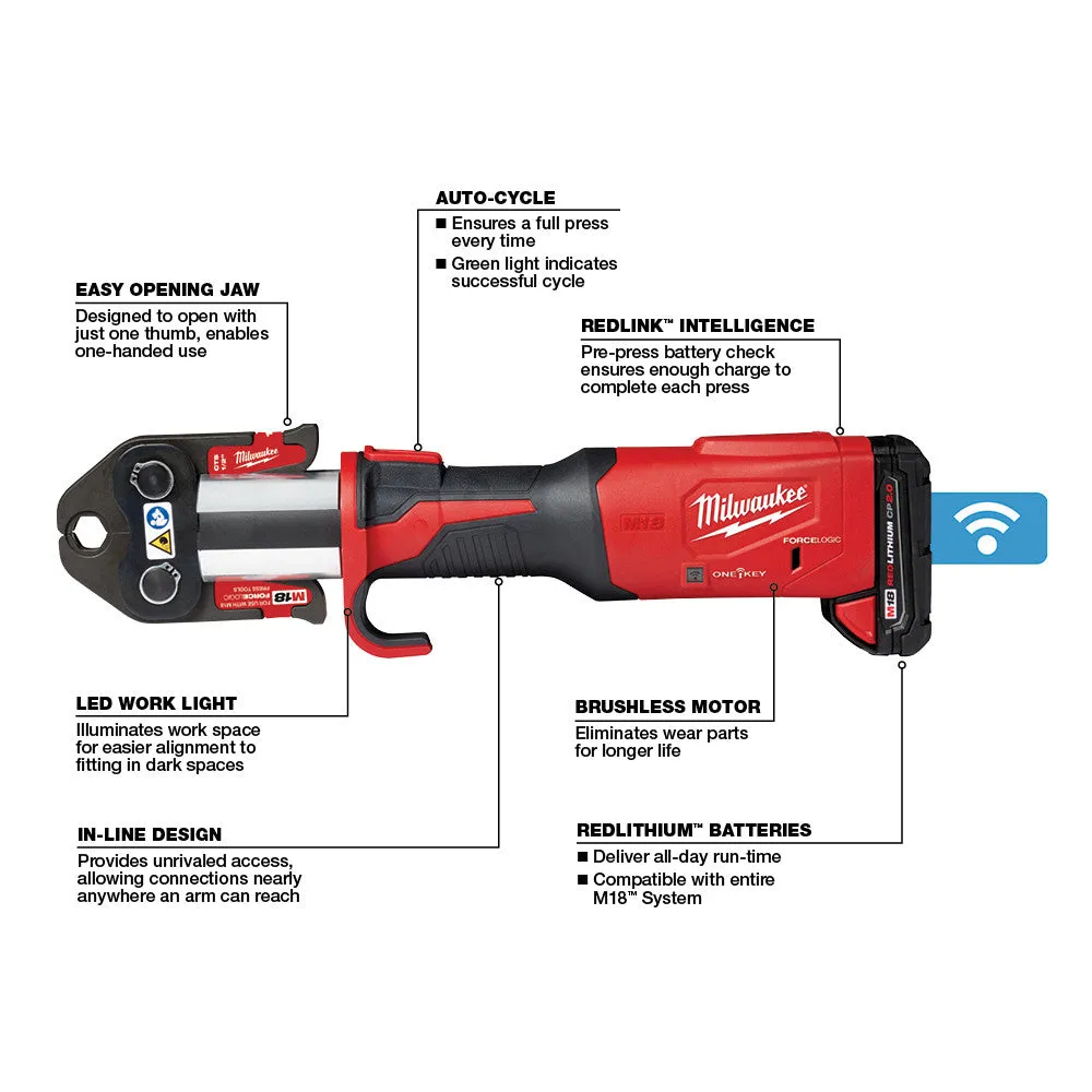 Milwaukee 2922-82 M18 18V FORCE LOGIC Press Tool - Reconditioned