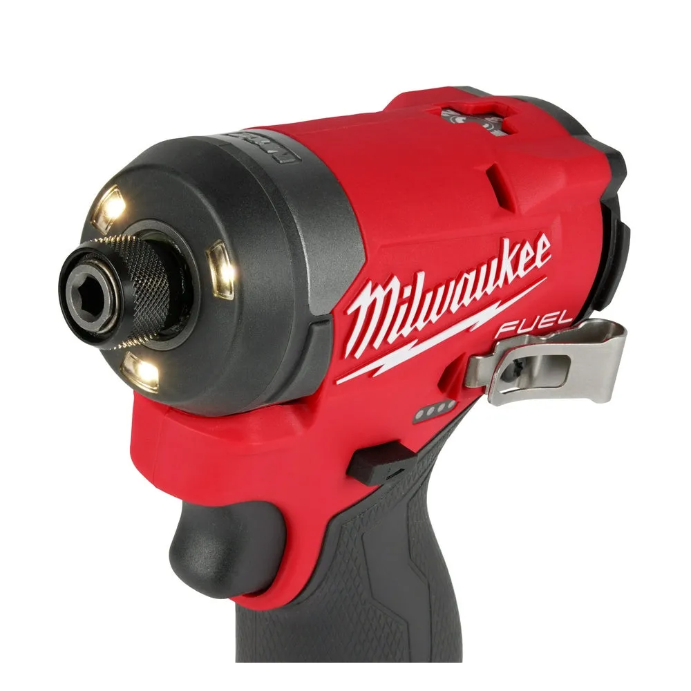 Milwaukee 3453-20 M12 FUEL 12V 1/4" Hex Cordless Impact Driver - Bare Tool