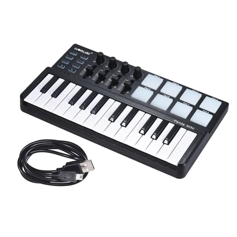 Mini 25-Key USB MIDI Keyboard