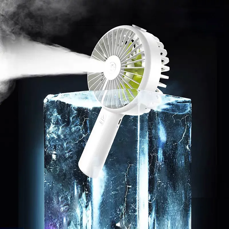 Mini fan hanging neck handheld spray usb atomization cooling fan hydrating desktop students