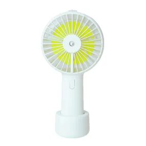 Mini fan hanging neck handheld spray usb atomization cooling fan hydrating desktop students