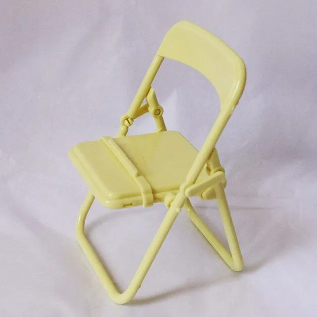 Mini Folding Chair Creative Phone Holder