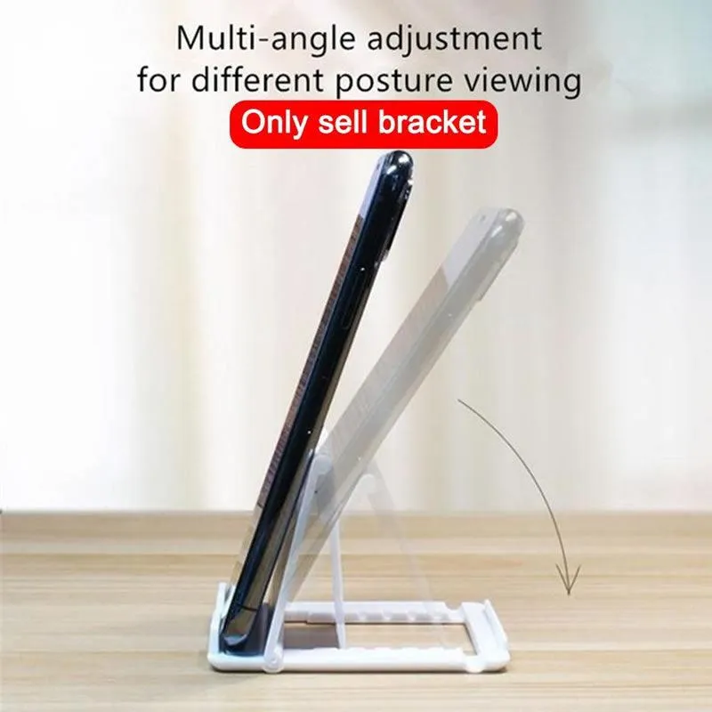 Mobile Phone Folding Portable Desk Stand Holder As-50479 Blue