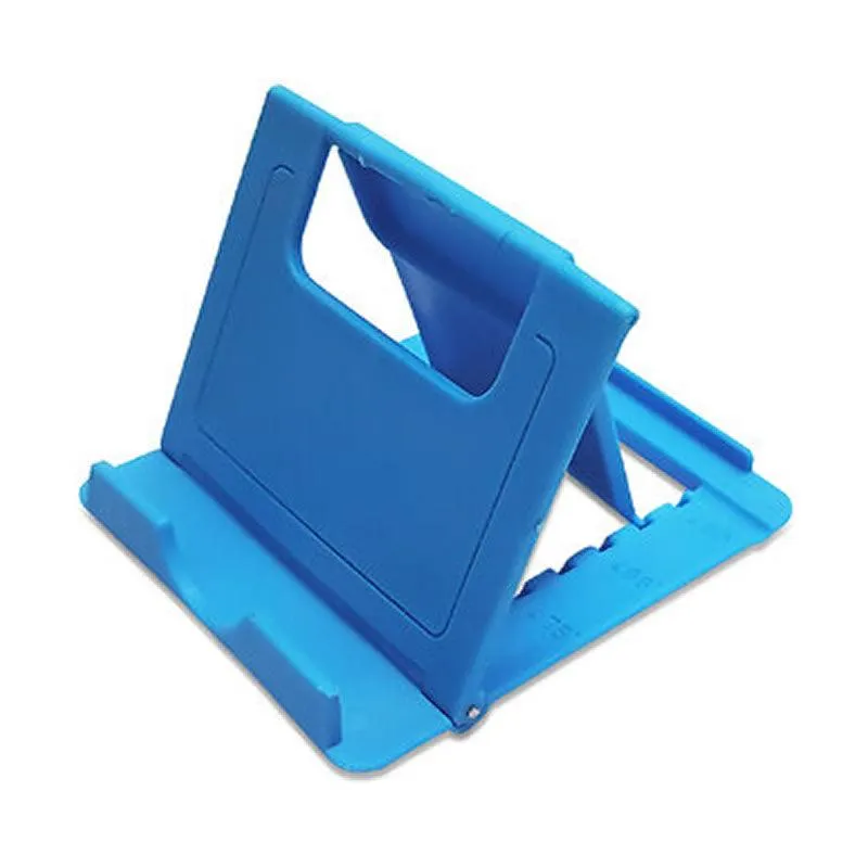 Mobile Phone Folding Portable Desk Stand Holder As-50479 Blue