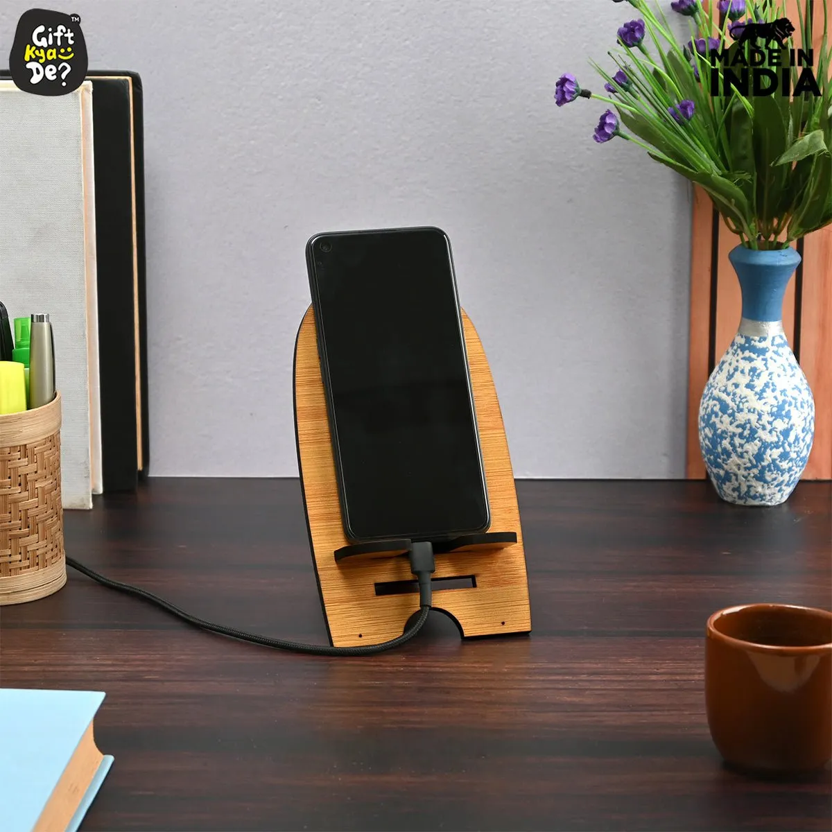 Mobile Stand With 3 Level | Mobile Holder for Table | Compatible with All Mobile Phones