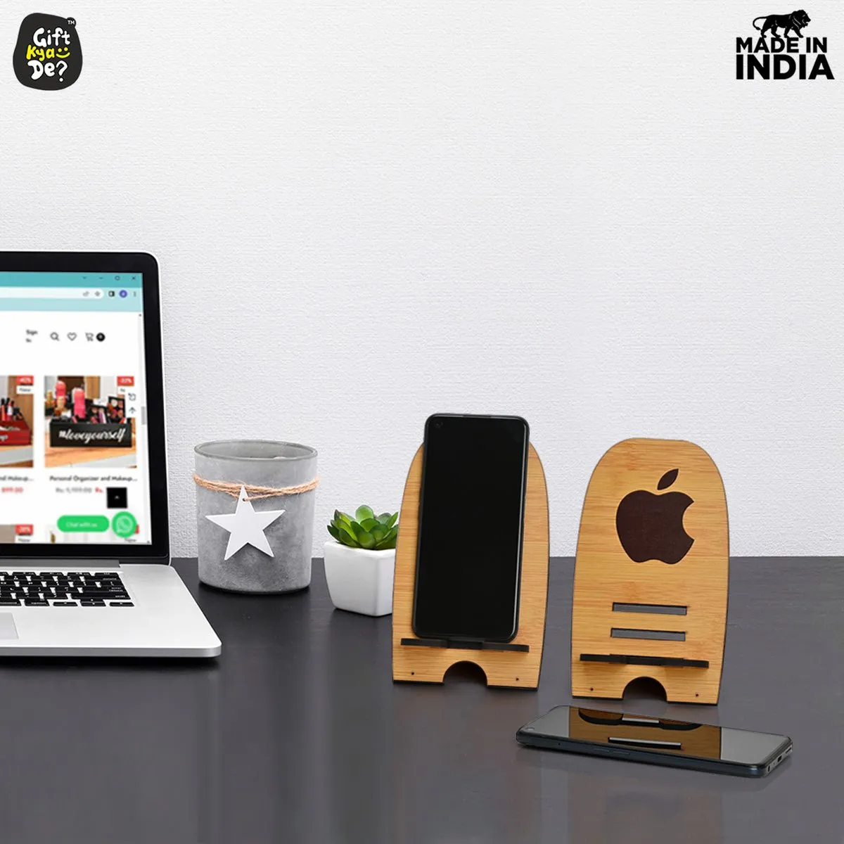 Mobile Stand With 3 Level | Mobile Holder for Table | Compatible with All Mobile Phones