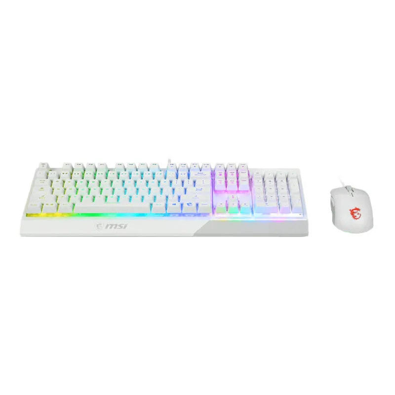 Msi Vigor Gk30 Mechanical Wired Gaming Combo - White