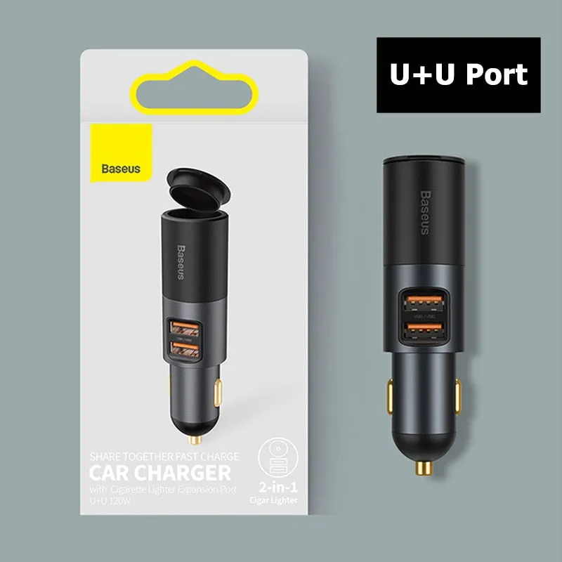 Multi-Port Smart Chip Car Fast Charger