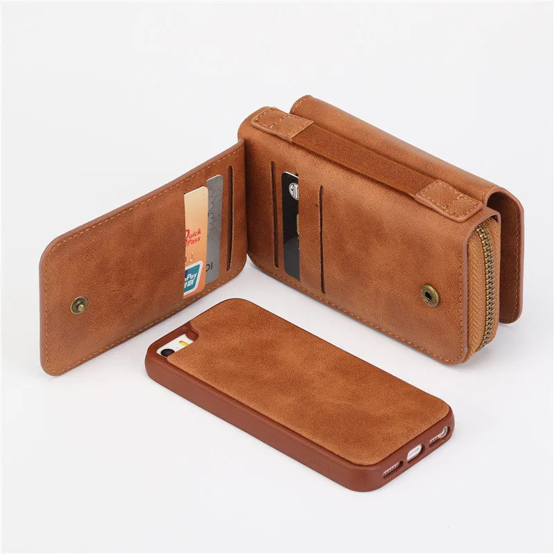 Multifunction Phone Case Wallet For iPhone