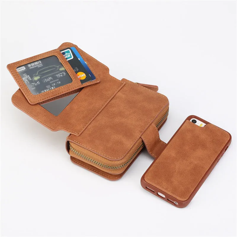 Multifunction Phone Case Wallet For iPhone