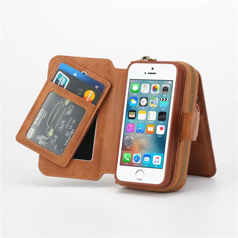 Multifunction Phone Case Wallet For iPhone