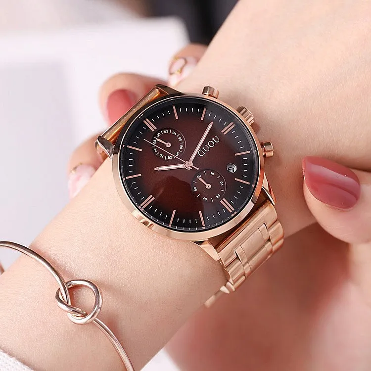 Multifunction With Calendar Women's Watch