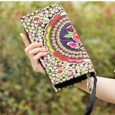 National handbag female long wallet