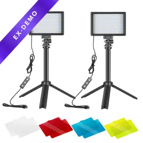 Neewer Dimmable 5600K USB Video Lights with Tripod Stand (DEMO STOCK)