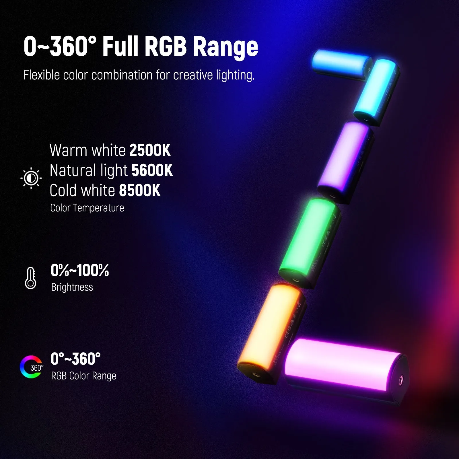 NEEWER TL96 RGB Magnetic Handheld Light Stick