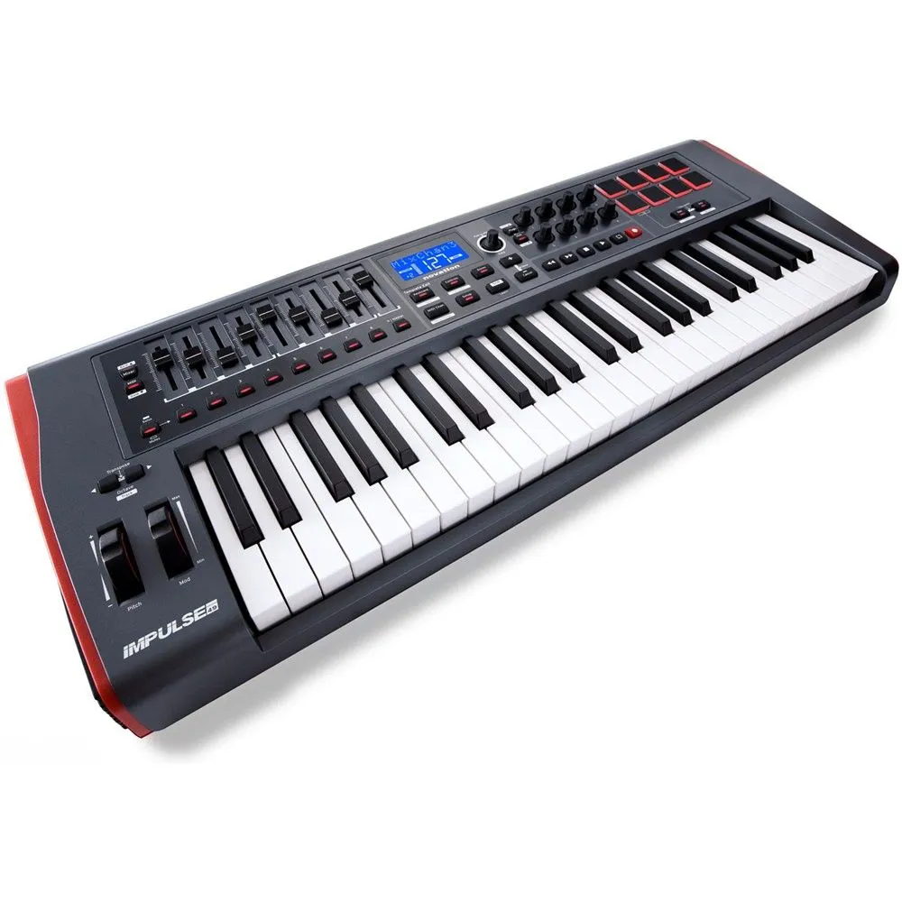 Novation Impulse 49 USB MIDI Drum Pads Keyboard Controller