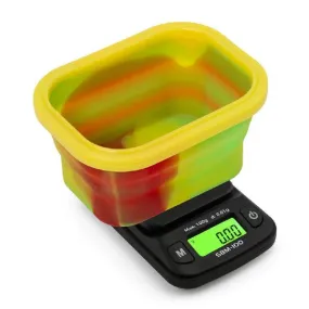 On Balance - SBM-100 Mini Rasta Silicone Bowl - 100g x 0.01g - Digital Scales