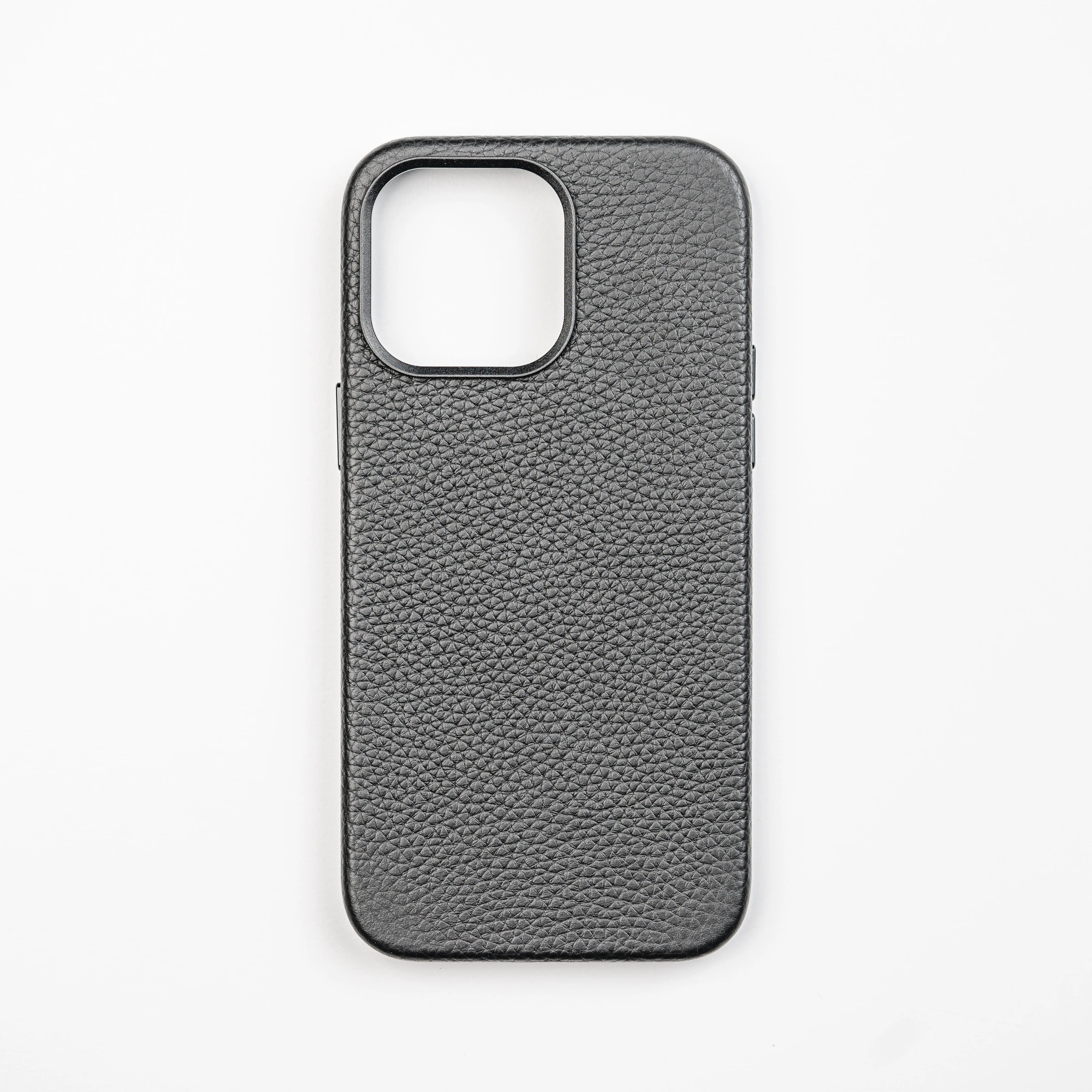 Pebble Leather iPhone 15 Plus Case