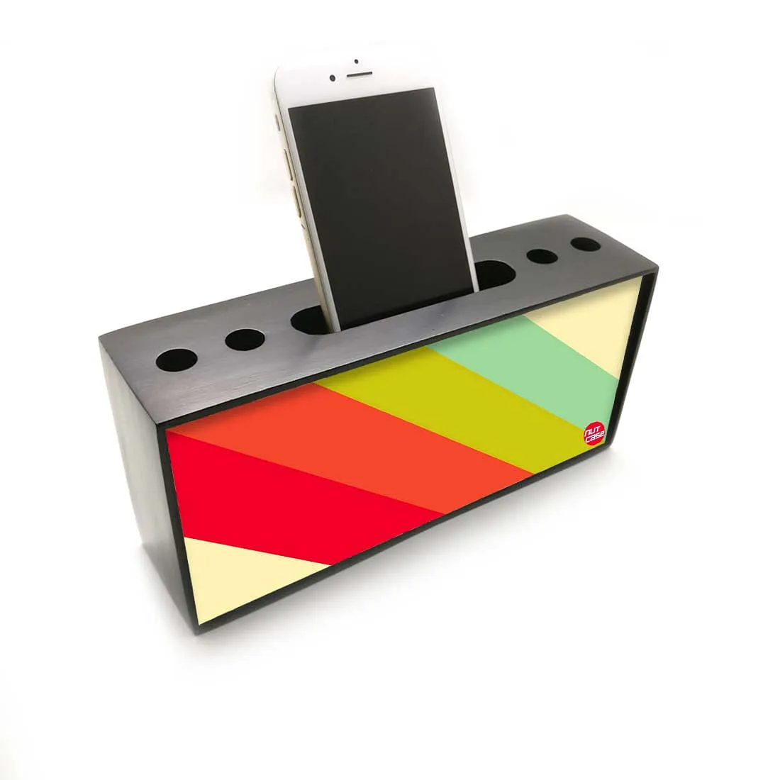 Pen Mobile Stand Holder Desk Organizer - Color Strips