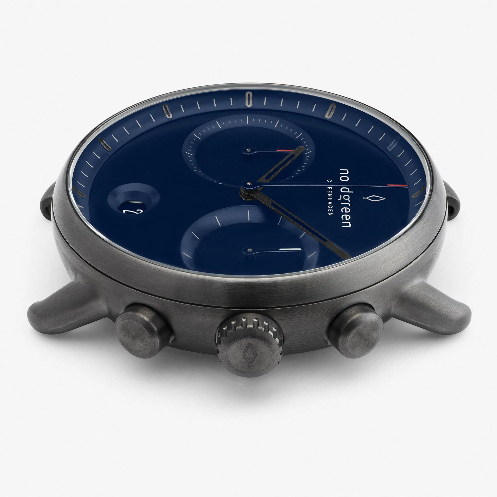 Pioneer | Navy Dial - Black Leather