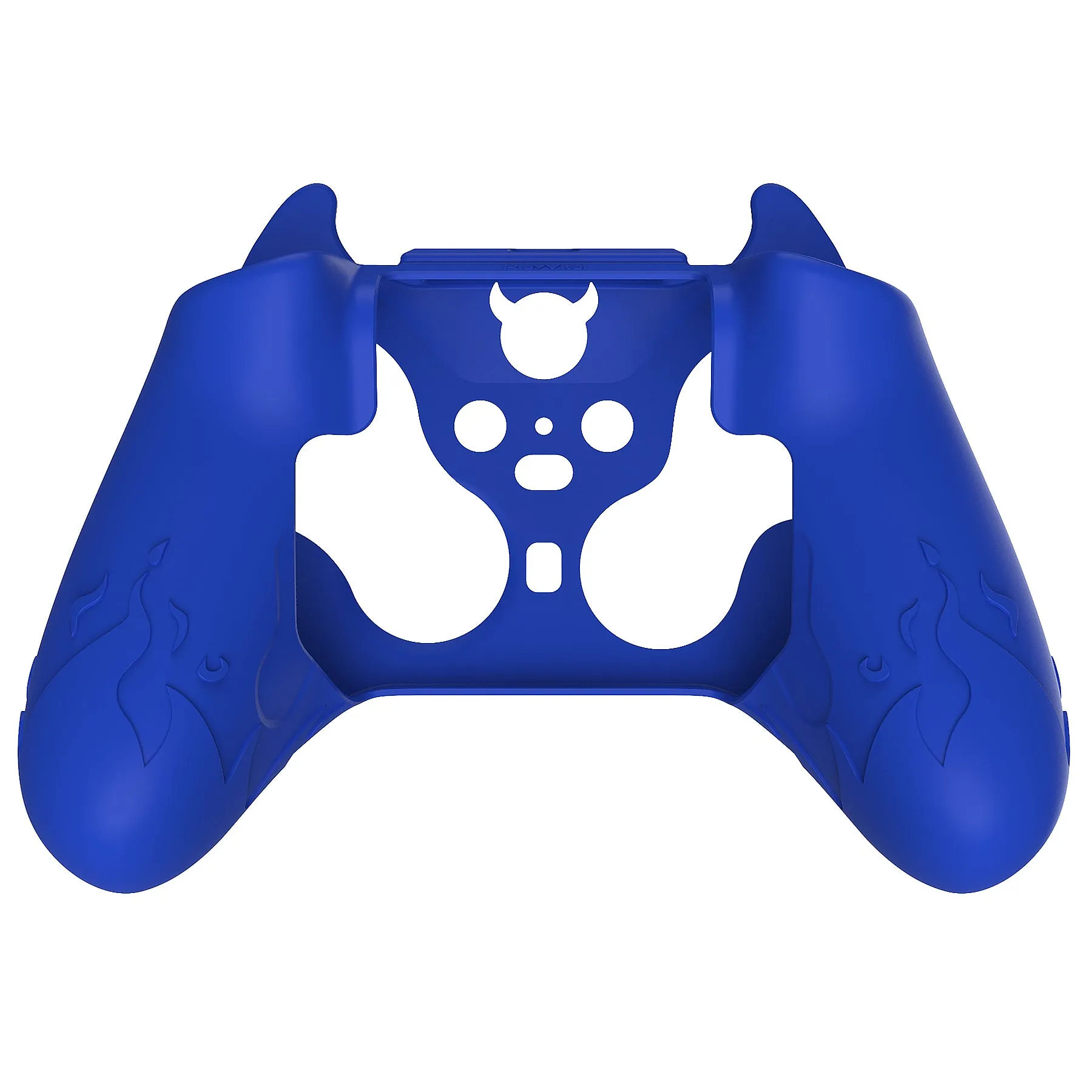 PlayVital Cute Demon Silicone Case Cover for Xbox Elite Wireless Controller Series 2, Kawaii Anti-Slip Shockproof Controller Skin Grip for Xbox Elite Series 2 Core with Thumb Grip Caps- Blue - UQNE2P003