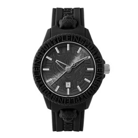 Plein Sport Fearless Black Analog Watch 43mm